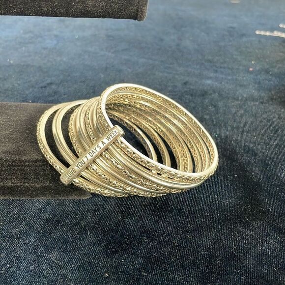 Charles Krypell I love You 7 Days a Week Bracelet - Picture 1 of 6